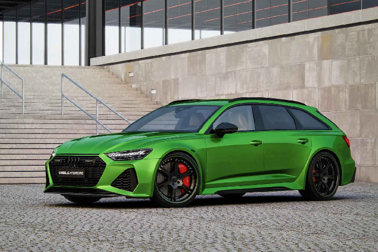  Audi RS6 Avant 2020 mới là mẫu xe wagon hiệu suất cao mà Audi vừa cho ra mắt vào tháng 8 năm ngoái và đã được dự kiến trình làng tại triển lãm Frankfurt Motor Show “hụt” năm nay. Audi RS6 Avant được trang bị động cơ V8 4.0L tăng áp kép, sản sinh công suất 592 mã lực và mô-men xoắn cực đại 800 Nm. Với một chiếc wagon hạng sang, đây đã là một con số khá ấn tượng.