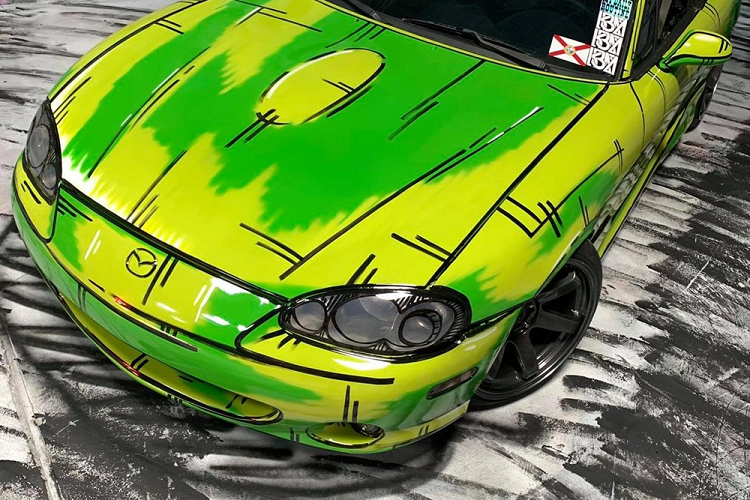 Trong một bài viết đăng trên Facebook, KBMER cho biết rằng trang Animauto trên Instagram chính là nguồn cảm hứng đằng sau chiếc MX-5. Cụ thể hơn, Animauto chuyên đăng tải hình ảnh mô hình xe Nhật Bản tuyệt vời kích thước 1/24 như Subaru WRX STI và Toyota Supra thế hệ thứ 4. Chiếc Miata của Monteiro là dựa trên thế hệ thứ hai, vốn được sản xuất cho tới năm 2005.