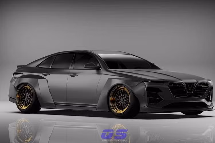 Chưa hết, chiếc xe cũng được chủ nhân độ thêm cánh gió gắn trực tiếp ở nắp cốp sau, các cánh chia gió ở cả khu vực cản dưới đầu và đuôi xe, hệ thống ống xả mới.