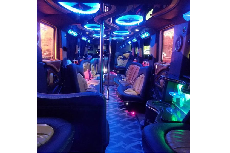 Colossus dài 12 mét, rộng 2,5 mét, nội thất cao 1,8 mét - rất lý tưởng cho các buổi tiệc mà người tham gia không cần lo sợ việc bị cộc đầu vào trần xe. Colossus có một phòng VIP, tại đây, bạn có thể uống tới say hoặc xem TV / chơi Playstation. Xe cũng có khu dành cho DJ với dàn máy đầy đủ chức năng, sàn nhảy LCD, ánh sáng kiểu club với những màn trình diễn laser và máy tạo khói giả, hệ thống âm thanh 8.000 watt chất lượng cao, hệ thống karaoke đầy đủ...