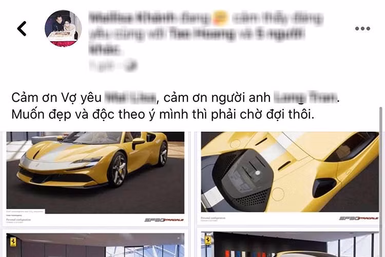 Siêu xe SF90 Stradale dễ dàng tăng tốc từ 0 - 100 km/h chỉ với 2,5 giây trước khi đạt vận tốc tối đa 340 km/h. Tại thị trường nước ngoài, giá xe Ferrari SF90 Stradale khoảng 1 triệu USD (tương đương hơn 23 tỷ đồng).