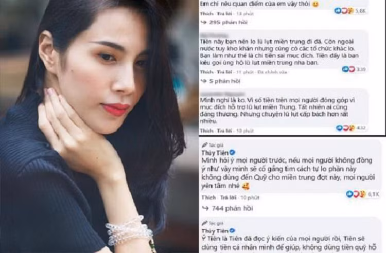 Dan mang tranh cai khi Thuy Tien xin trich tien cuu tro vung lu cho viec khac-Hinh-2