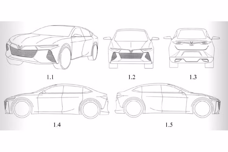 Thêm một mẫu sedan nữa của VinFast