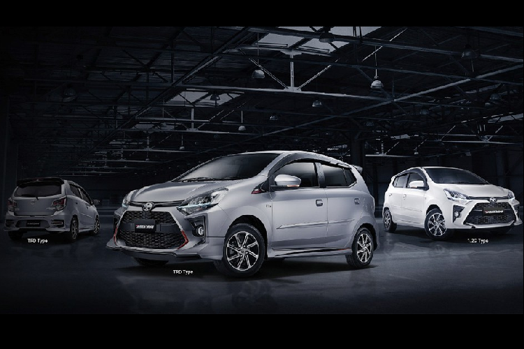 Tại thị trường Indonesia, Toyota Wigo 2020 mới được chia thành 3 phiên bản, bao gồm 1.0 G, 1.2 G và 1.2 G TRD. Dù ở phiên bản nào thì Toyota Wigo 2020 đã được thay đổi nhẹ trong thiết kế ngoại thất, tập trung chủ yếu ở phần đầu xe.