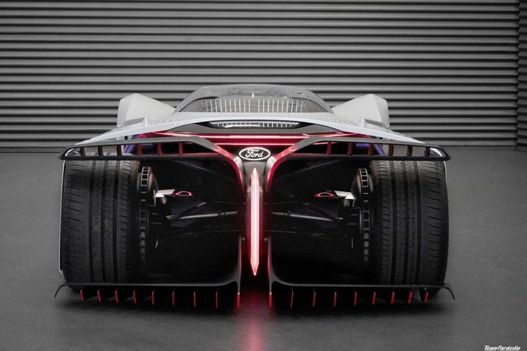 Arion muốn thiết kế của mình có các yếu tố từ siêu xe GT, bao gồm tấm chắn bùn đẹp mắt, các tấm ốp sườn uốn cong, và tấm ốp nổi ở phía sau. Vì thế giới video game không phải tuân theo một tiêu chuẩn va chạm nào cả, phần đuôi xe hoàn toàn lộ ra ngoài và được tạo hình tối ưu khí động học.