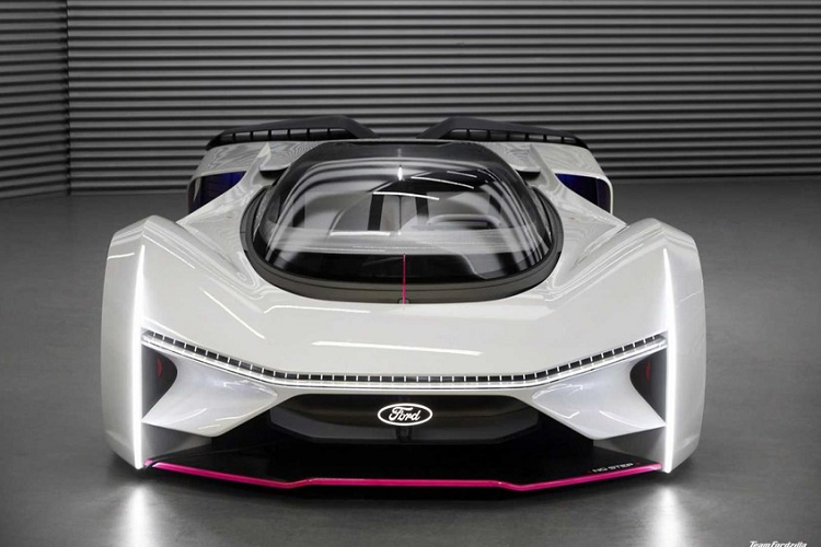 Phong cách ngoại thất của xe đua Fordzilla P1 được chấp bút bởi Arturo Arino, trong khi nội thất là đến từ trí tưởng tượng của Robert Engelmann, cả hai đều là các nhà thiết kế tại Ford. Giống như mẫu McLaren có cùng tên gọi, P1 của Ford được chế tạo quanh một cấu trúc khung liền thân, nhưng trong trường hợp này, người lái chính và lái phụ được bao trùm bởi một vòm kính kiểu máy bay chiến đấu.