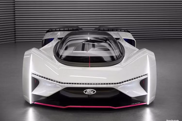 Phong cách ngoại thất của xe đua Fordzilla P1 được chấp bút bởi Arturo Arino, trong khi nội thất là đến từ trí tưởng tượng của Robert Engelmann, cả hai đều là các nhà thiết kế tại Ford. Giống như mẫu McLaren có cùng tên gọi, P1 của Ford được chế tạo quanh một cấu trúc khung liền thân, nhưng trong trường hợp này, người lái chính và lái phụ được bao trùm bởi một vòm kính kiểu máy bay chiến đấu.