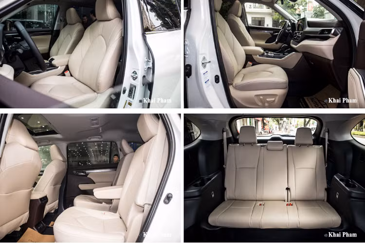 Toyota tiếp tục "lột xác" Highlander khi bước vào bên trong khoang cabin với sự chỉn chu, các khu vực được bố trí hài hoà, gọn gàng nhưng vẫn đảm bảo sự tiện nghi cho người sử dụng.