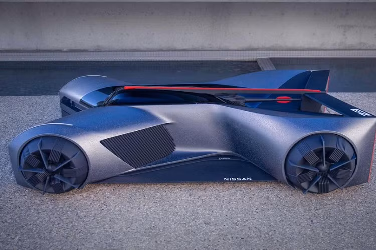 Có chiều dài 3 mét và chỉ cao khoảng 60 cm, mẫu concept GT-R (X) gầm thấp trông giống một “superbike 4 bánh” hơn là một siêu xe truyền thống. Nhưng nó có vay mượn một số nét đặc trưng dễ nhận biết từ Nissan, ví như phần đầu có hình chữ V và 4 đèn hậu hình tròn. Nhưng điểm thực sự tách biệt mẫu concept này khỏi mọi siêu xe khác là vị trí ngồi lái.