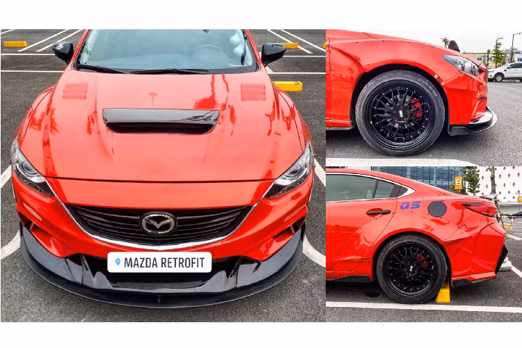 Mazda6 là một dòng xe bán chạy trong phân khúc D tại thị trường Việt. Trên thực tế, xe Mazda6 thường ít được độ nâng cấp ngoại thất xe như dòng xe Mazda3. Chính vì thế, đây là một lựa chọn dành cho những ai đang tìm kiếm một mẫu Mazda6 độ cực chất, đặc biệt là độ body thân rộng (wide body).