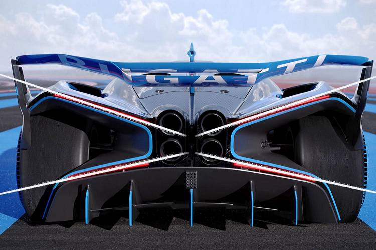 Lấy cảm hứng từ những chiếc xe đua Công thức 1, chiếc hypercar này có thể tạo ra lực ép lên đến 1,8 tấn ở cánh gió phía sau và 800 kg ở bộ cánh gió phía trước ở tốc độ 320 km/h. Cả hai bộ phận này đều có thể điều chỉnh nhiều cấp độ khác nhau bằng tay. Điều đặc biệt nhất của cụm chi tiết này là các “bong bóng” với chiều cao 5 mm được làm nổi.