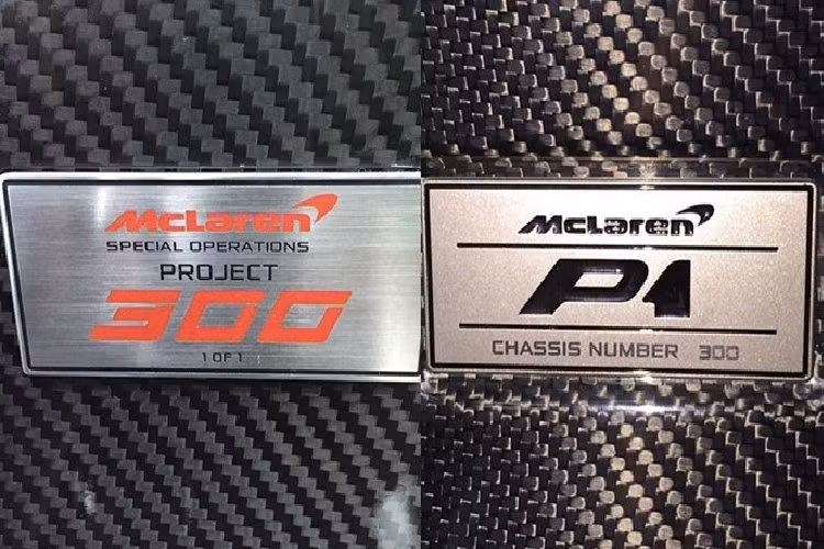 So với 374 chiếc McLaren P1 còn lại trên thế giới, siêu phẩm McLaren P1 “Project 300” của đại gia Qatar có chi tiết hàng thửa đó là hốc gió carbon trên vòm bánh xe trước. 