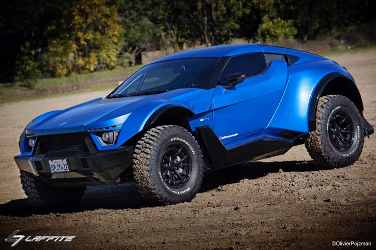 Người đứng sau sự hồi sinh của Zarooq Motors là Bruno Laffite - xe off-road của Laffite chính là cháu trai tay đua huyền thoại Jacques Laffite, người từng giành sáu chức vô địch cá nhân tại giải đua Công thức 1 trong khoảng thời gian từ 1974 đến 1986.