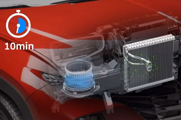 Hệ thống mới của xe Hyundai có thể tự động bật/tắt cơ chế sưởi hoặc thông gió, tự động kiểm soát tốc độ quạt gió, và hỗ trợ nhận diện giọng nói.