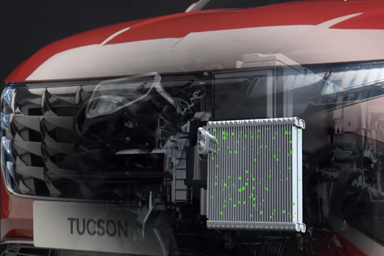 Tucson 2021 còn có thêm chế độ Multi Air Mode giúp ngăn hiện tượng đông đá trên da.