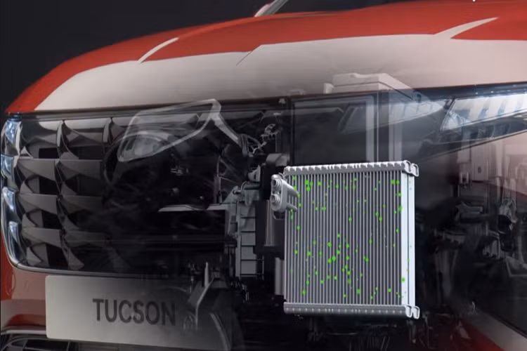Tucson 2021 còn có thêm chế độ Multi Air Mode giúp ngăn hiện tượng đông đá trên da.