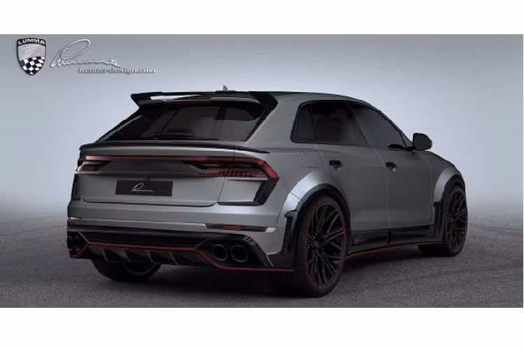 Đối với hệ truyền động, Audi RS Q8 độ Lumma Design vẫn sử dụng động cơ tăng bi-turbo V8 4.0L tương tự nguyên gốc nhưng đã được điều chỉnh ECU để cho ra mức công suất 695 mã lực và mô-men xoắn cực đại 910Nm, thay vì "chỉ có" 591 mã lực và 800Nm như tiêu chuẩn.