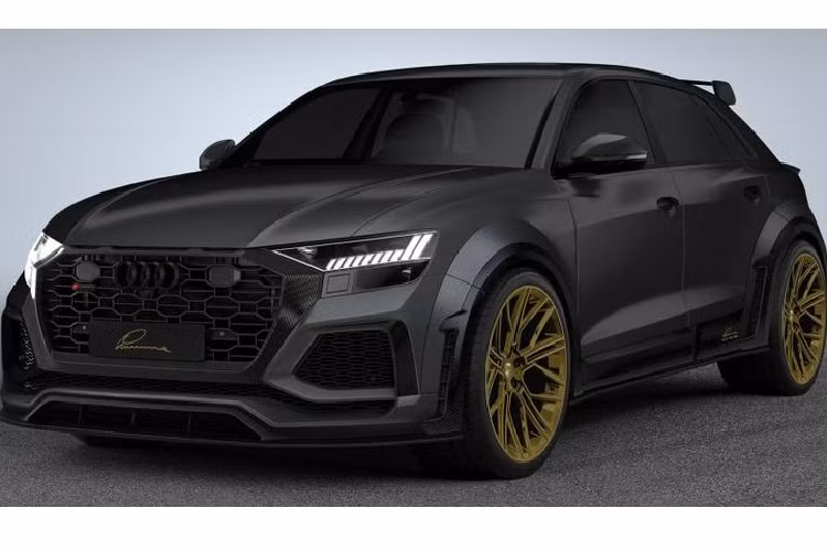 Tất cả những chi tiết này được tạo ra không chỉ để tăng tính thẩm mỹ cho xe sang Audi RS Q8 mà còn mang chức năng nhất định, ví dụ, phần mở rộng vòm bánh xe giúp cải thiện việc làm mát cho hệ thống phanh.