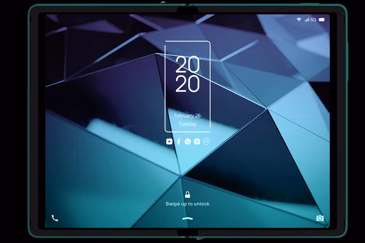 Chi tiet dat gia o concept dien thoai man hinh gap TCL