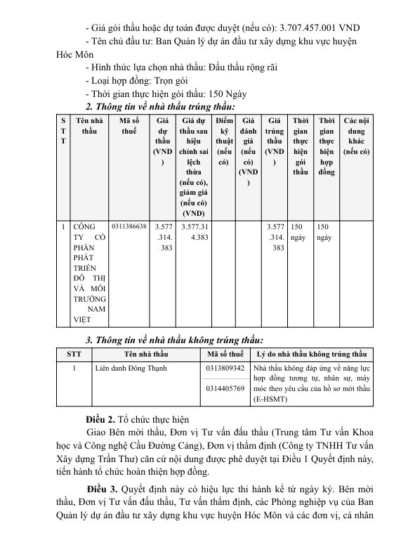 TP HCM: Môi trường Nam Việt trúng gói bảo dưỡng gần 3,6 tỷ - Hình 3 TP HCM: Moi truong Nam Viet trung goi bao duong gan 3,6 ty-Hinh-3