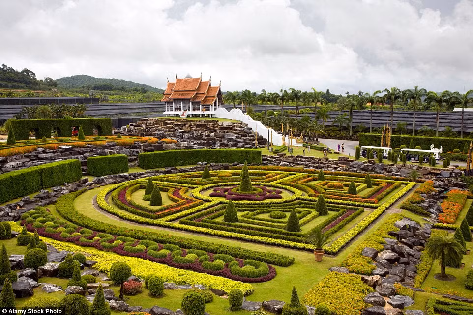 Ban đầu là một vườn cây ăn quả, sau đó Nong Nooch được chuyển đổi thành khu vườn thực vật vào năm 1980.