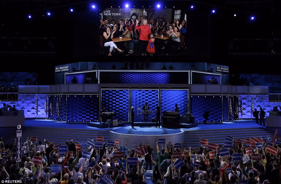 Màn trình diễn của ca sĩ Alicia Keys tại đại hội DNC.