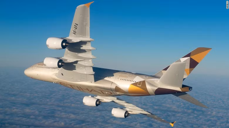 Hãng hàng không Etihad Airways có trụ sở tại Các Tiểu vương quốc Ả-rập Thống nhất (UAE).
