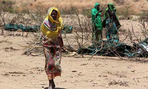 Người dân phải thường xuyên dời trại tị nạn của họ đi nơi khác vì hạn hán bao phủ gần như toàn bộ khu vực Sừng châu Phi. Cuộc sống của hàng triệu người đang bị đe dọa bởi El Nino.