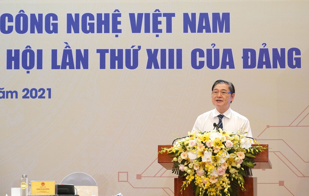 TSKH Phan Xuân Dũng, Chủ tịch VUSTA phát biểu tiếp thu ý kiến chỉ đạo của Thủ tướng Phạm Minh Chính và bế mạc Hội nghị.