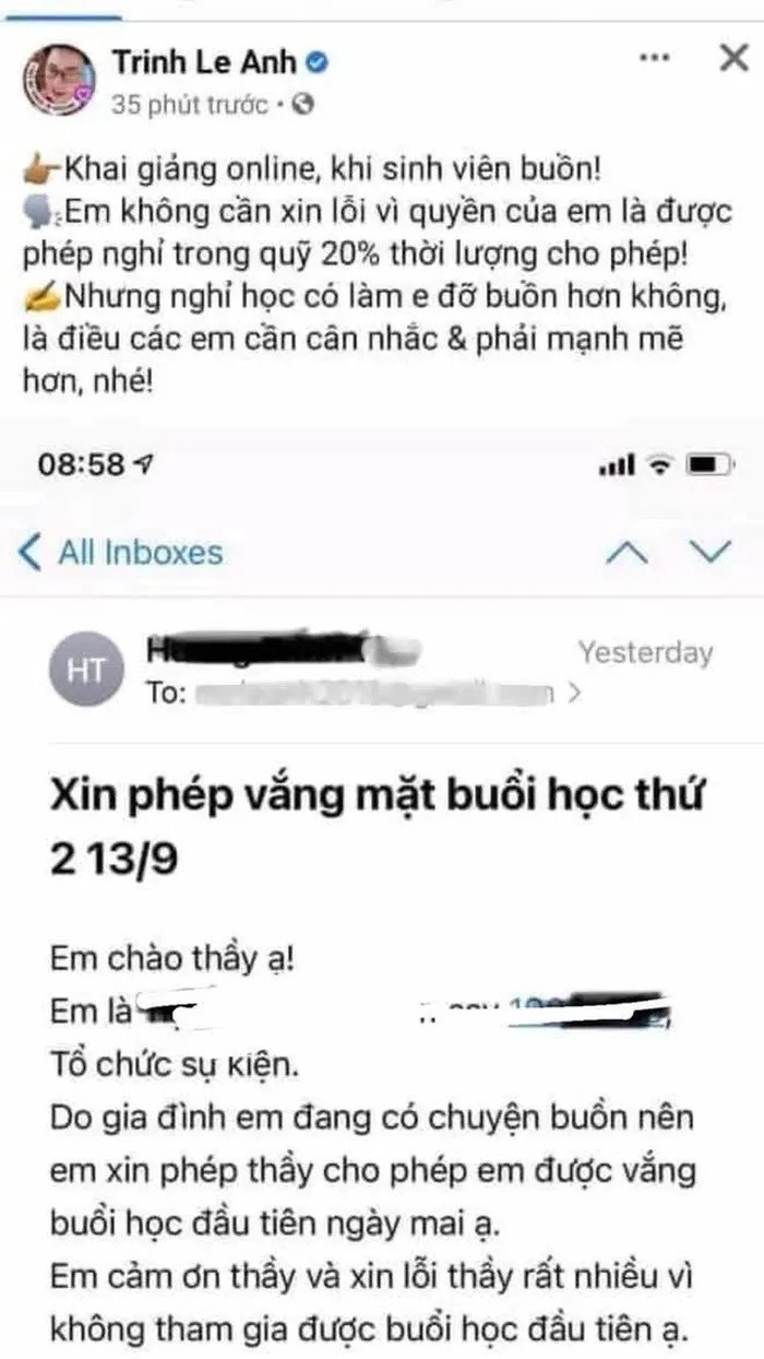 MC, giang vien noi tieng mia mai SV xin nghi hoc: Hieu truong noi gi?-Hinh-2