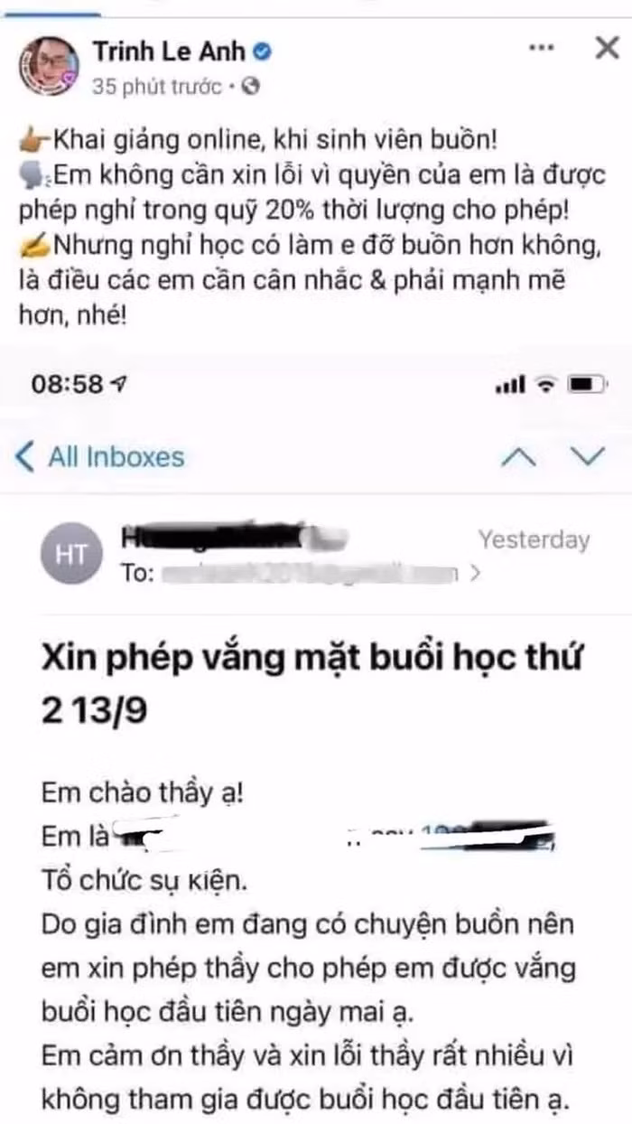 MC, giang vien noi tieng mia mai SV xin nghi hoc: Hieu truong noi gi?-Hinh-2