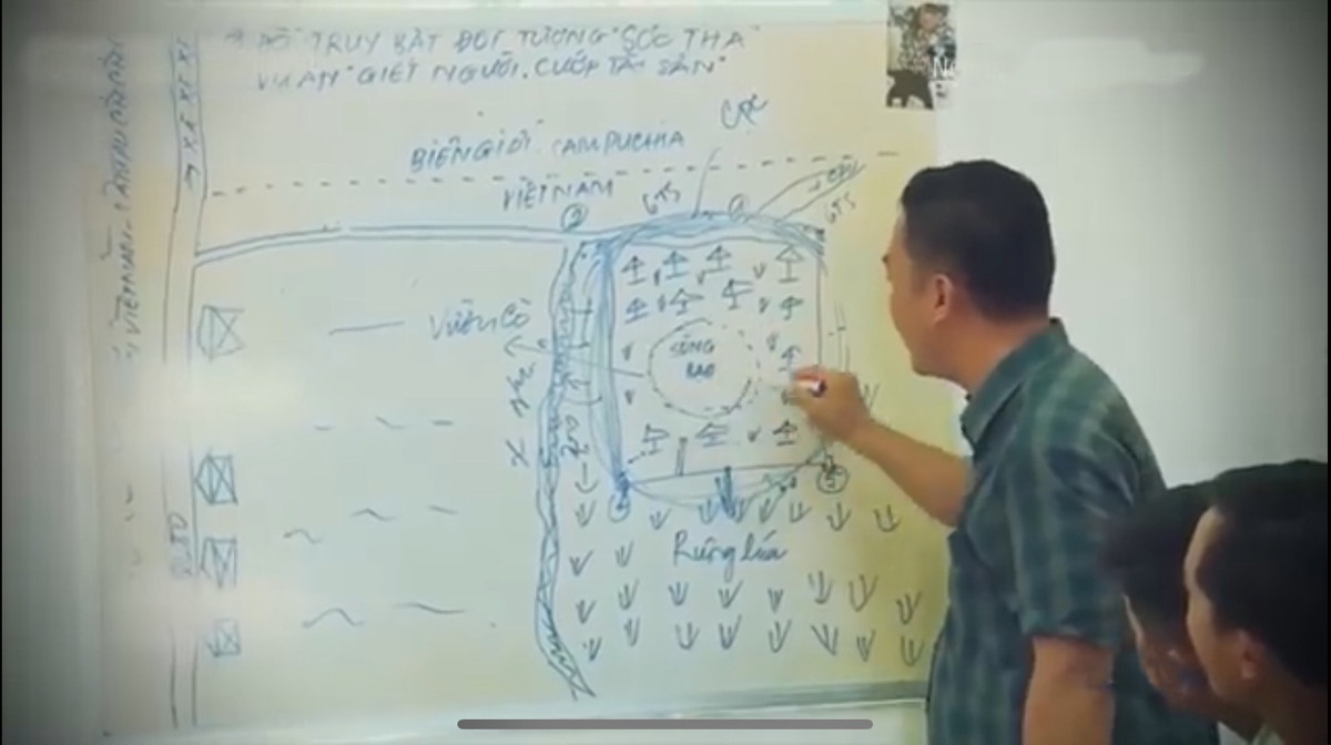 Ngày 28/2/2019, tổ công tác thuộc Công an tỉnh Kiên Giang đã phối hợp với Công an Campuchia xác minh, truy bắt đối tượng.