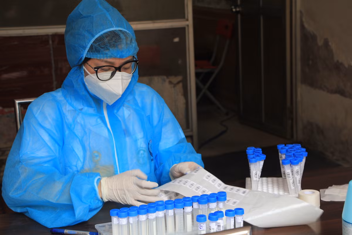 Các mẫu xét nghiệm được kiểm tra chính xác.