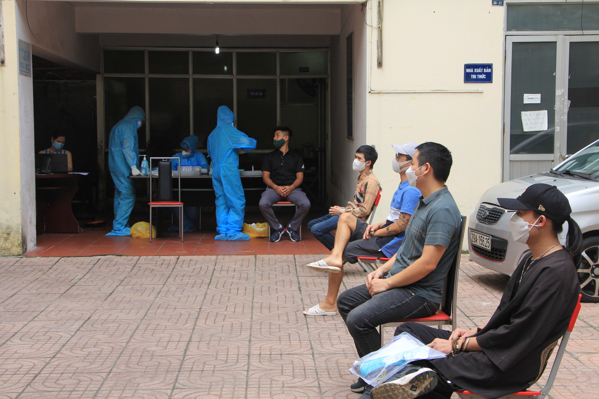 Công tác xét nghiệm COVID-19 được VUSTA tổ chức nghiêm ngặt, bảo đảm nguyên tắc 5K.