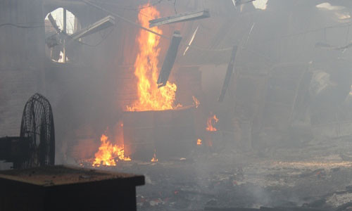 Chay lon thieu rui xuong go hon 2.000m2