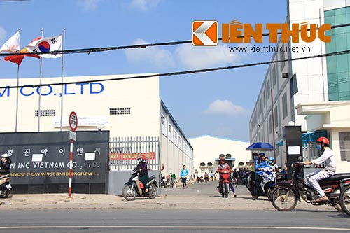 Hang ngan cong nhan cong ty SUNGJIN INC VINA dinh cong