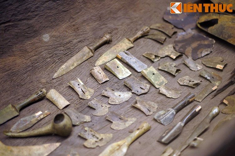 Số lượng vũ khí Đông Sơn trong mộ thuyền Việt Khê đủ trang bị cho một đội quân số lượng hàng chục người.