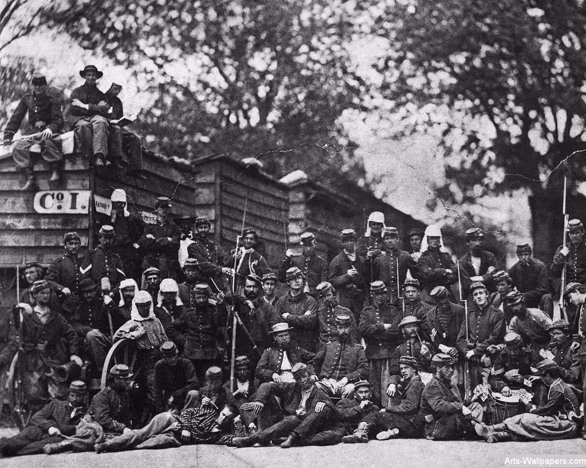 Trong toàn bộ hơn 4 năm diễn ra cuộc chiến, phía Nam nước Mỹ đã tham chiến với lực lượng 1 triệu quân trong khi đó quân số của liên minh miền Bắc lên tới 2 triệu. Nguồn ảnh: Pinterest.