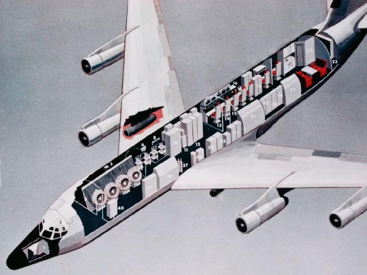 RC-135 thường được sử dụng vào các nhiệm vụ chỉ huy trên không trong các cuộc không kích quy mô lớn. Và nó cũng từng được sử dụng trong Chiến tranh Việt Nam trong các phi vụ ném bom miền Bắc Việt Nam của Không quân Mỹ hoạt động như một sở chỉ huy tác chiến trên không. Nguồn ảnh: RC135.