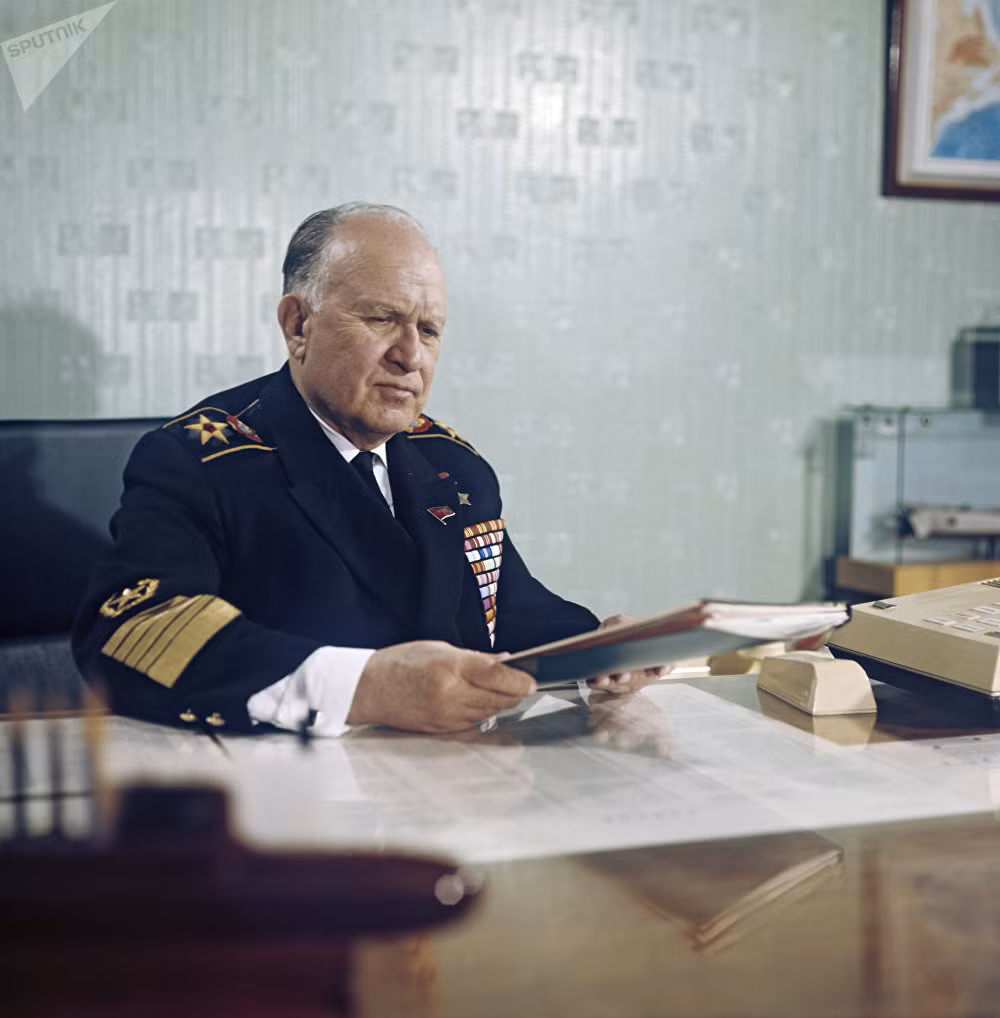 Rất nhiều các cá nhân được nhắc tới trong các bản báo cáo của CIA nhưng nhân vật tốn nhiều giấy mực nhất là Đô đốc Hải quân Nga ông Sergei Gorshkov. Đây là nhân vật được CIA đánh giá là "nhà thiết kế đại tài có công rất lớn giúp tái định hình Hải quân Liên Xô". Nguồn ảnh: Sputnik.
