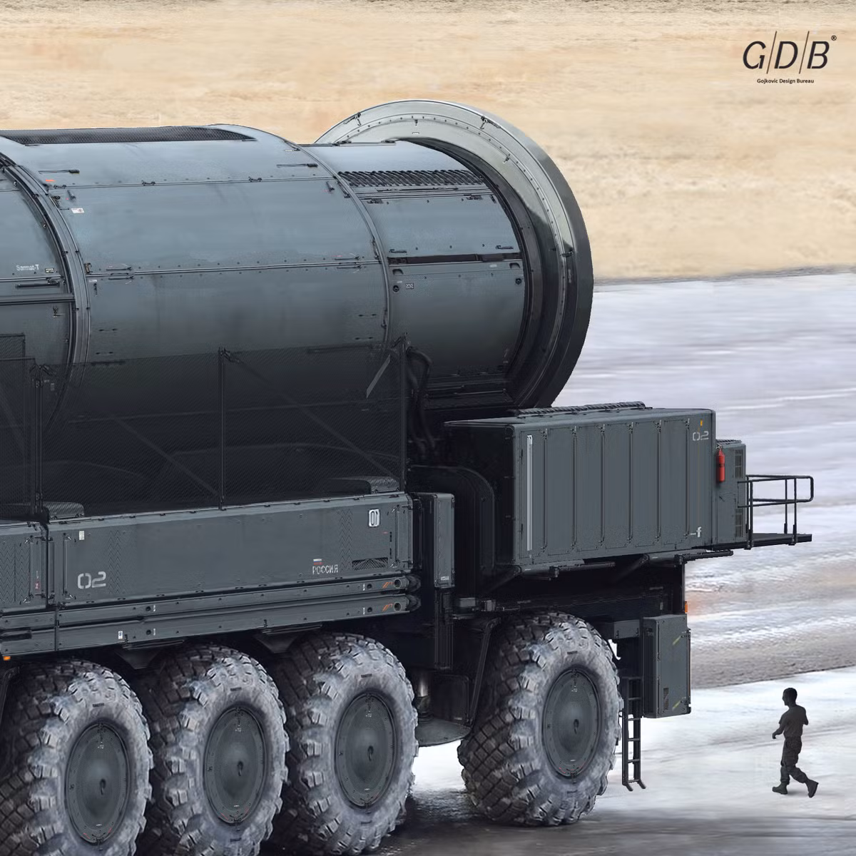 Có lẽ những tên lửa này sẽ để dành cho cuộc xung đột ngoài không gian hơn các cuộc chiến thông thường bên dưới mặt đất. Nguồn ảnh: English Russia.