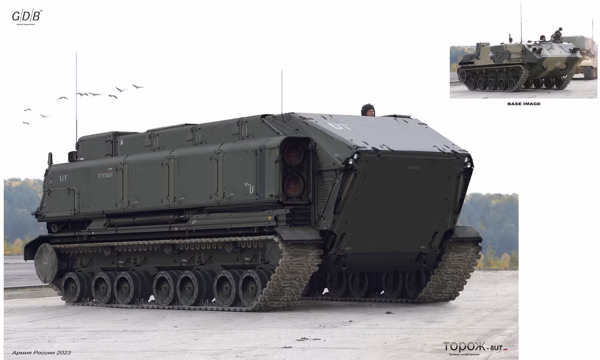 Những phương tiện chở quân tương lai của nước này dường như được phát triển lấy cảm hứng từ... xe buýt hơn là một khuôn mẫu quân sự chung nào đó.Nguồn ảnh: English Russia.