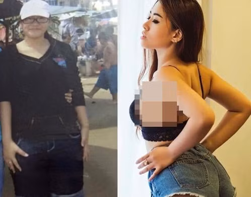 Tuy vậy, ít ai biết trong quá khứ cô giáo có thân hình quyến rũ "chết người" từng nặng tới 70kg. Và hành trình giảm cân nhờ kiên trì tập luyện cũng chính là bí quyết giúp cô giáo sở hữu gần 100.000 người theo dõi trang Facebook cá nhân này duy trì được vóc dáng nóng bỏng như hiện tại. Ảnh: Instagram, Facebook nhân vật.