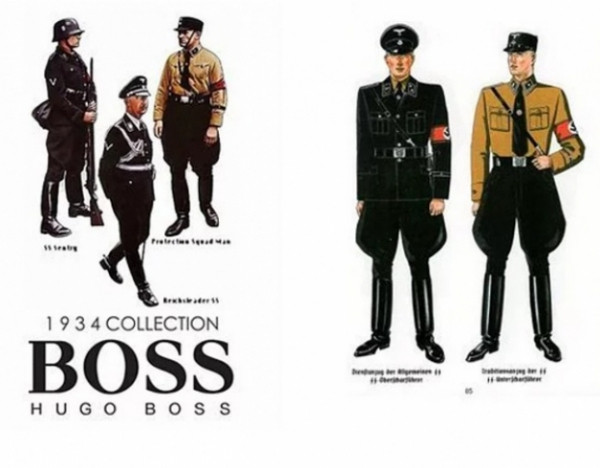 Hugo Boss là nhà thiết kế đồng phục của Đức Quốc xã.