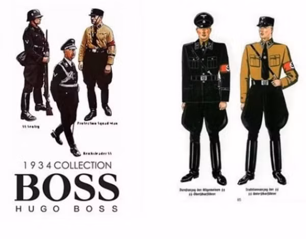 Hugo Boss là nhà thiết kế đồng phục của Đức Quốc xã.