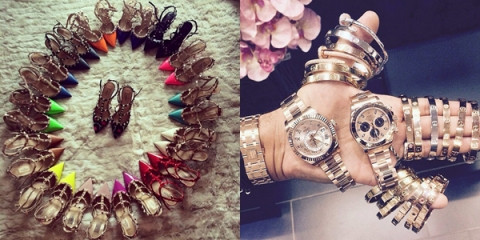 Nỗi lo của các thiếu gia tiểu thư là mỗi sáng dậy không biết đi đôi giày màu gì, đeo đồng hồ, trang sức nào.