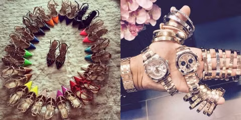 Nỗi lo của các thiếu gia tiểu thư là mỗi sáng dậy không biết đi đôi giày màu gì, đeo đồng hồ, trang sức nào.