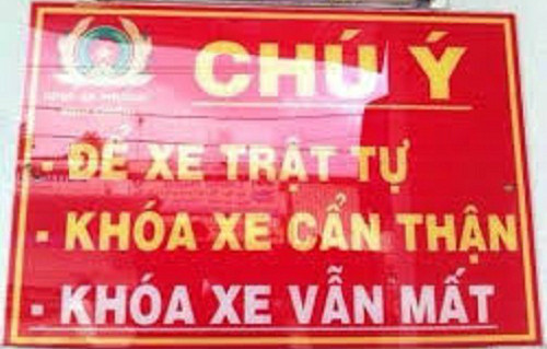 Thế này thì có nên khóa xe hay không ?