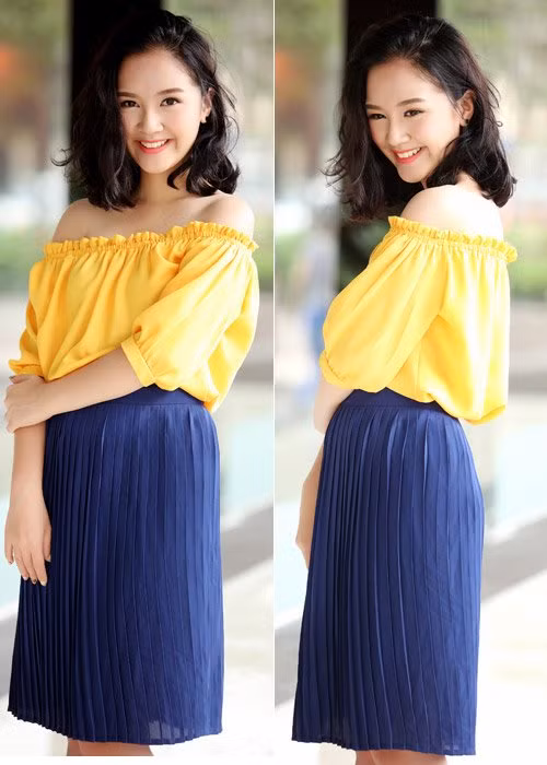  Hoa khôi Hà thành Hà Anh cũng là gương mặt khá quen thuộc với khán giả truyền hình.