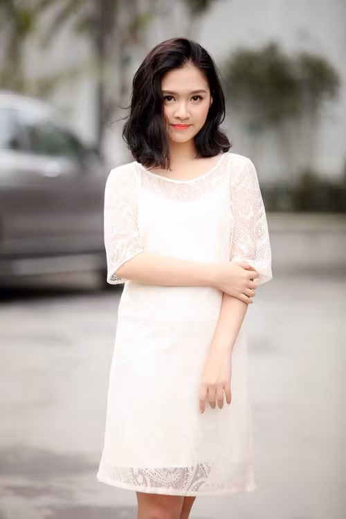 Vẻ đẹp tràn đầy sức sống của hoa khôi 19 tuổi.